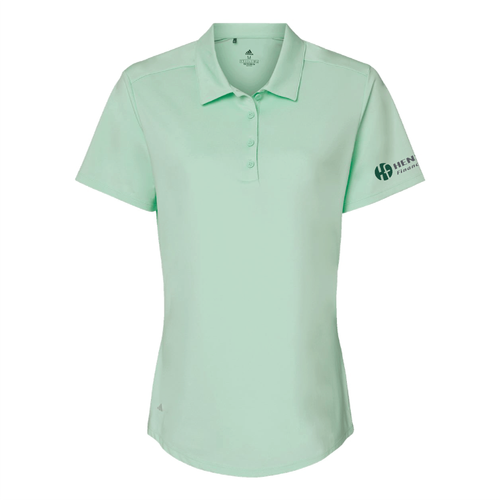 Adidas Women's Ultimate Solid Polo - CLEAR MINT image thumbnail