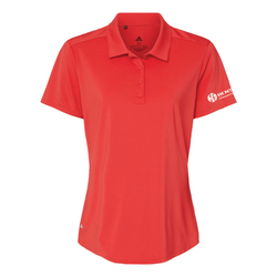 Image of Adidas Women's Ultimate Solid Polo - REAL CORAL