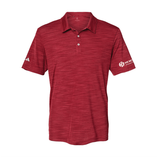 Adidas Men's Melange Polo - COLLEGIATE BURGUNDY image thumbnail
