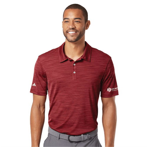 Adidas Men's Melange Polo - COLLEGIATE BURGUNDY image thumbnail
