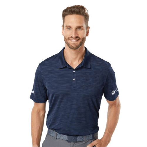 Adidas Men's Melange Polo - COLLEGIATE NAVY image thumbnail
