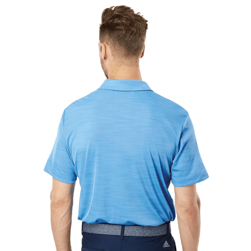 Adidas Men's Melange Polo - LUCKY BLUE image thumbnail