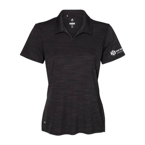 Adidas Women's Melange Polo - BLACK image thumbnail