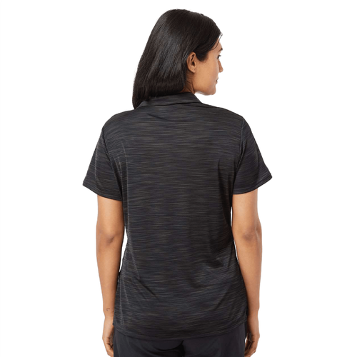 Adidas Women's Melange Polo - BLACK image thumbnail