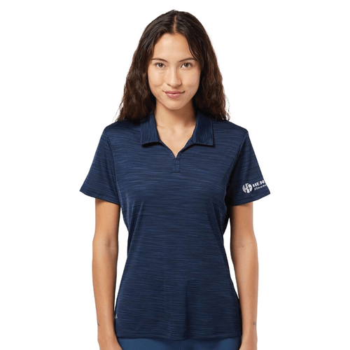 Adidas Women's Melange Polo - COLLEGIATE NAVY image thumbnail