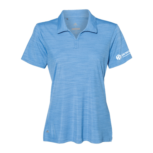 Adidas Women's Melange Polo - LUCKY BLUE image thumbnail