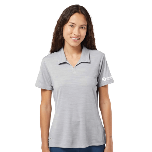 Adidas Women's Melange Polo - MID GREY image thumbnail