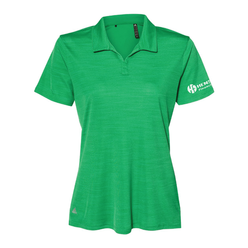 Adidas Women's Melange Polo - TEAM GREEN image thumbnail