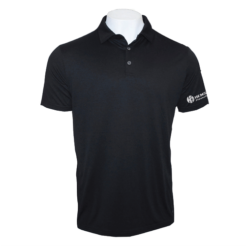 AndersonOrd Men's Gamer Polo - BLACK HEATHER image thumbnail