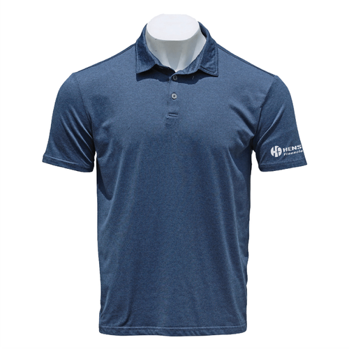 AndersonOrd Men's Gamer Polo - NAVY HEATHER image thumbnail