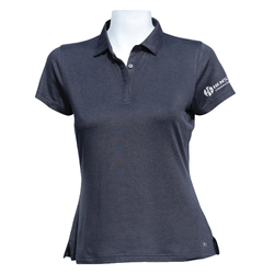 Image of AndersonOrd Women's Gamer Polo - BLACK HEATHER