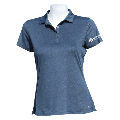 AndersonOrd Women's Gamer Polo - NAVY HEATHER image thumbnail