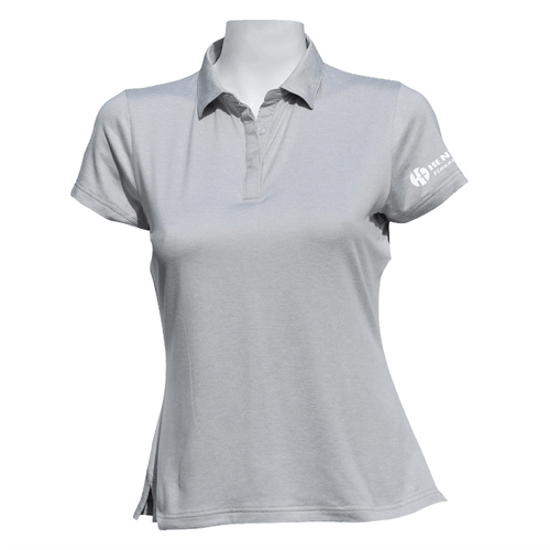 AndersonOrd Women's Gamer Polo - PLATINUM HEATHER image thumbnail