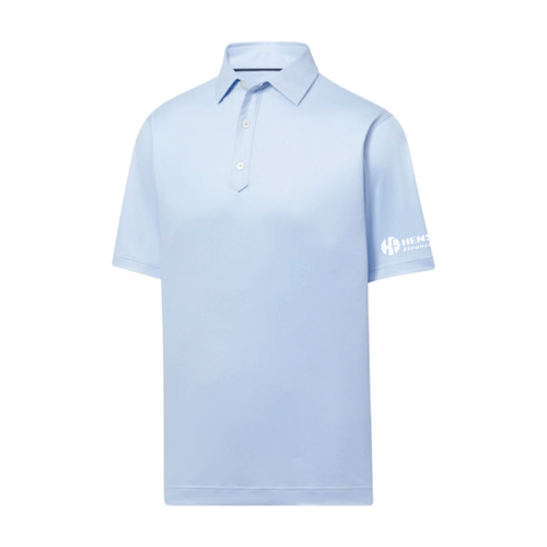 Footjoy Men's Solid Lisle Polo - SKY image thumbnail