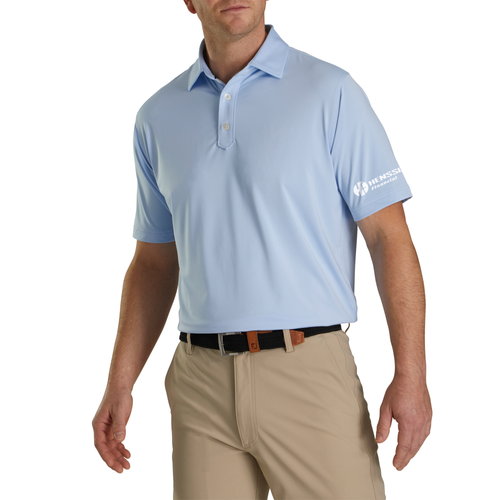Footjoy Men's Solid Lisle Polo - SKY image thumbnail