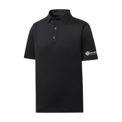 Image of Footjoy Men's Solid Lisle Polo - BLACK