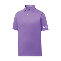 Image of Footjoy Men's Solid Lisle Polo - VIOLET