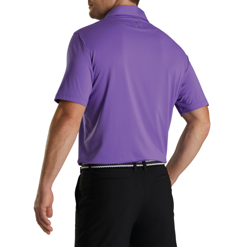 Footjoy Men's Solid Lisle Polo - VIOLET image thumbnail