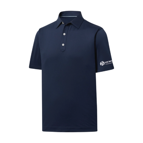Footjoy Men's Solid Lisle Polo - NAVY image thumbnail