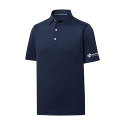 Image of Footjoy Men's Solid Lisle Polo - NAVY