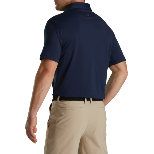 Footjoy Men's Solid Lisle Polo - NAVY image thumbnail