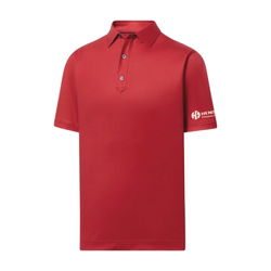 Image of Footjoy Men's Solid Lisle Polo - CRIMSON