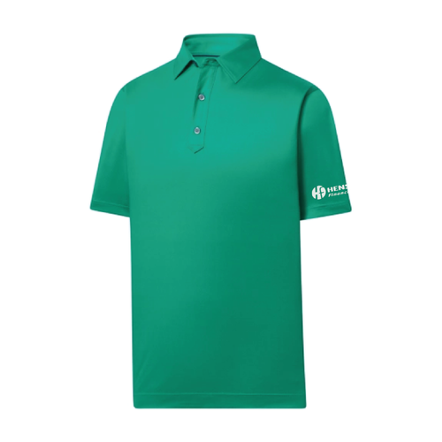 Footjoy Men's Solid Lisle Polo - FOREST GREEN image thumbnail
