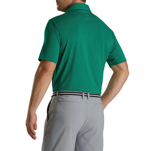 Footjoy Men's Solid Lisle Polo - FOREST GREEN image thumbnail