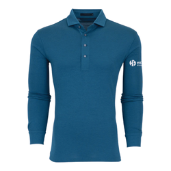 Image of Greyson Men's Omaha Long Sleeve Polo - SEA TURTLE