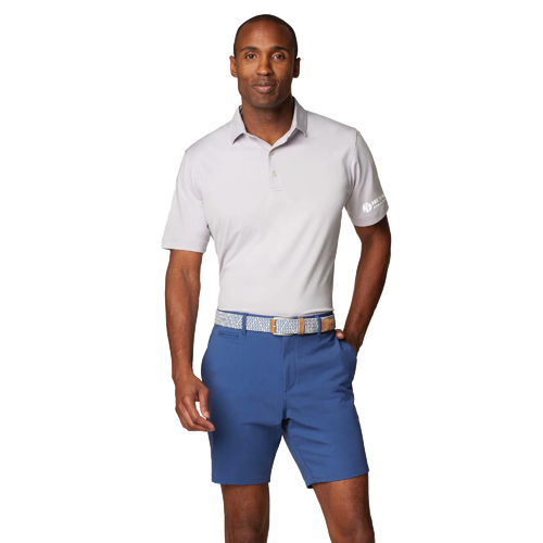 Johnnie-O Men's Birdie Solid Jersey Performance Polo - SEAL image thumbnail