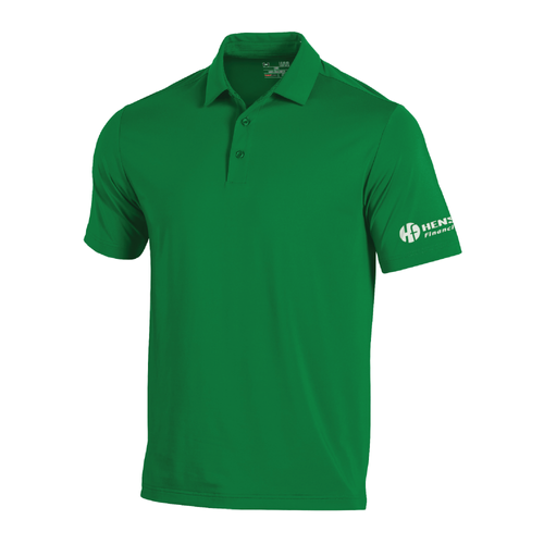 Under Armour Men's T2 Green Polo - TEAM KELLY GREEN image thumbnail