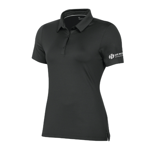 Under Armour Women's T2 Green Polo - BLACK image thumbnail