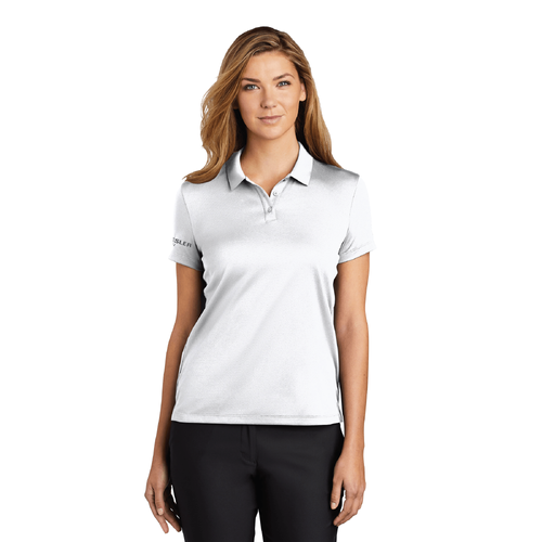 Nike Women's Dry Essential Solid Polo - WHITE image thumbnail