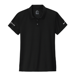 Image of Nike Women's Dry Essential Solid Polo - BLACK