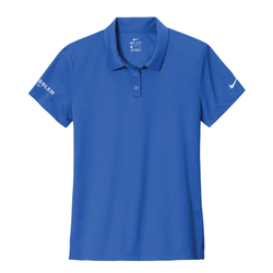 Image of Nike Women's Dry Essential Solid Polo - GAME ROYAL