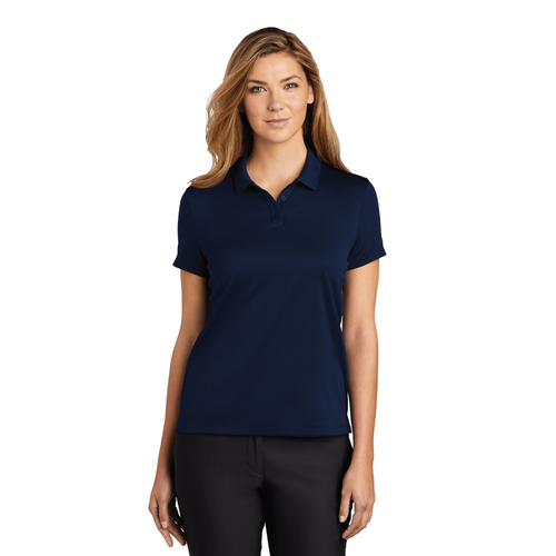 Nike Women's Dry Essential Solid Polo - MIDNIGHT NAVY image thumbnail