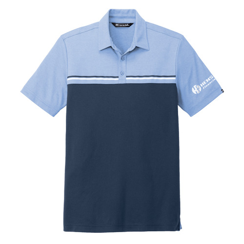 Travis Mathew Men's Sunset Blocked Polo - RIVIERA HEATHER/BLUE NIGHTS image thumbnail