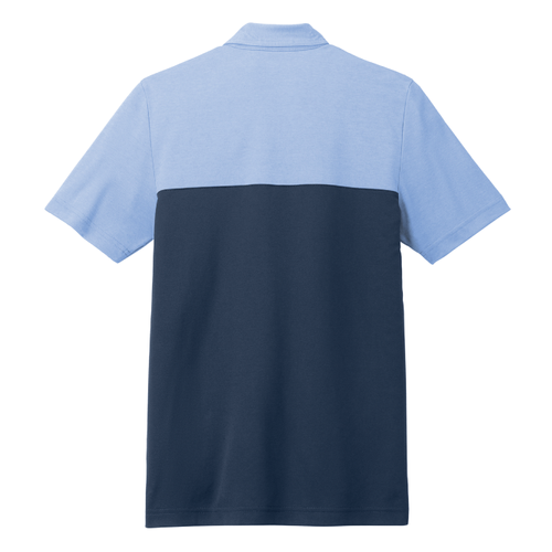 Travis Mathew Men's Sunset Blocked Polo - RIVIERA HEATHER/BLUE NIGHTS image thumbnail