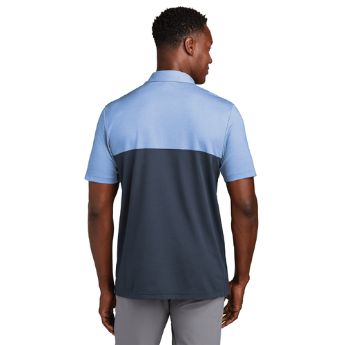 Travis Mathew Men's Sunset Blocked Polo - RIVIERA HEATHER/BLUE NIGHTS image thumbnail