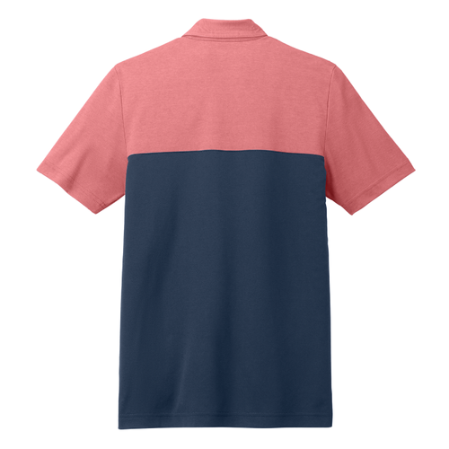 Travis Mathew Men's Sunset Blocked Polo - CARDINAL HEATHER/BLUE NIGHTS image thumbnail