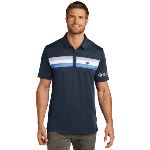 Travis Mathew Men's Cabana Chest Stripe Polo - BLUE NIGHTS image thumbnail