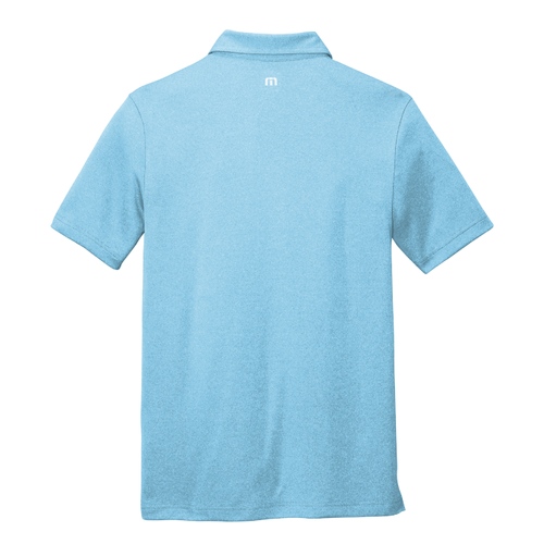 Travis Mathew Men's Coto Performance Polo - BRILLIANT BLUE HEATHER image thumbnail