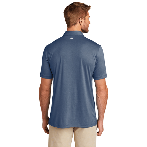Travis Mathew Men's Coto Performance Polo - VINTAGE INDIGO/BLACK image thumbnail