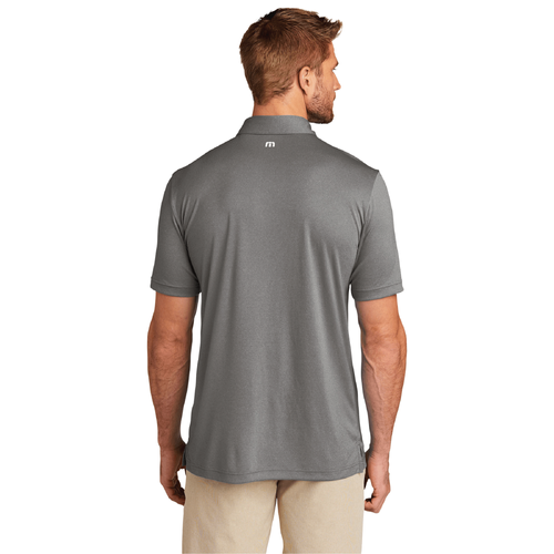 Travis Mathew Men's Coto Performance Polo - QUIET SHADE GREY HEATHER image thumbnail