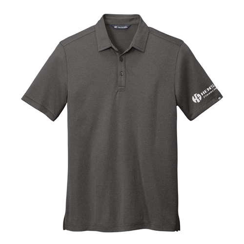 Travis Mathew Men's Coto Performance Polo - QUIET SHADE GREY/BLACK image thumbnail