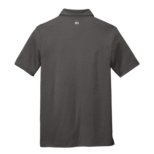 Travis Mathew Men's Coto Performance Polo - QUIET SHADE GREY/BLACK image thumbnail