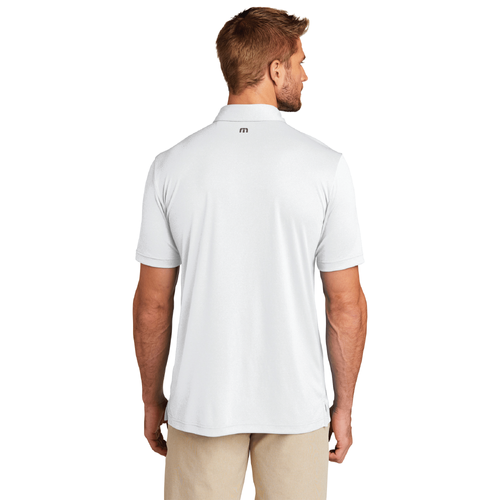 Travis Mathew Men's Coto Performance Polo - WHITE image thumbnail