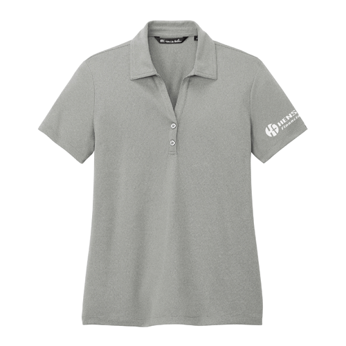 Travis Mathew Women's Coto Performance Polo - QUIET SHADE GREY HEATHER image thumbnail