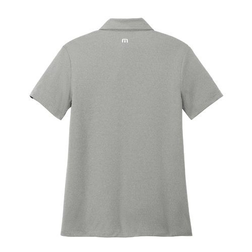 Travis Mathew Women's Coto Performance Polo - QUIET SHADE GREY HEATHER image thumbnail