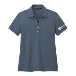 Image of Travis Mathew Women's Coto Performance Polo - VINTAGE INDIGO/BLACK